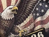 [DTF Printing] America 250 Years of Freedom Eagle Graphic T-Shirt