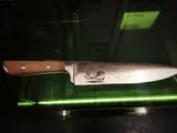 [Laser cut and engrave] Couteau de cuisine avec motif de coq