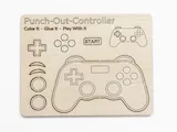 [Laser cut and engrave] Video Game Controller Craft Kit Laser Cut Wood Kids DIY Punch Out Party Favor