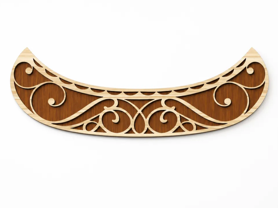 Canoe - Decorative Laser Cut Design File