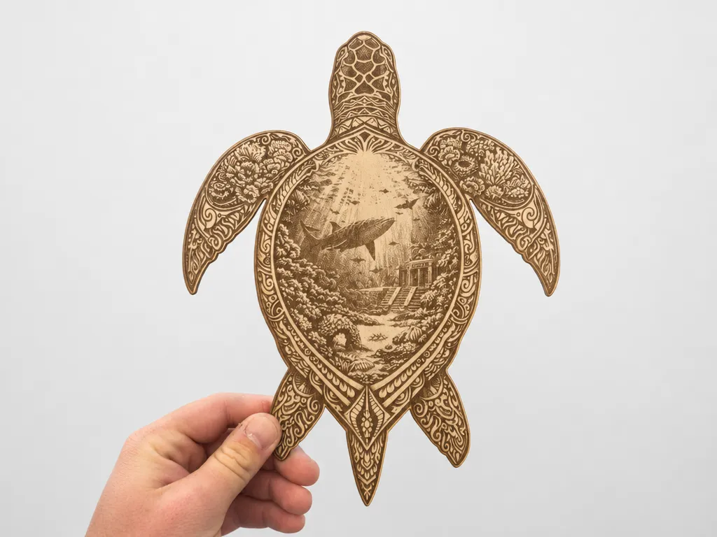Turtle cut out