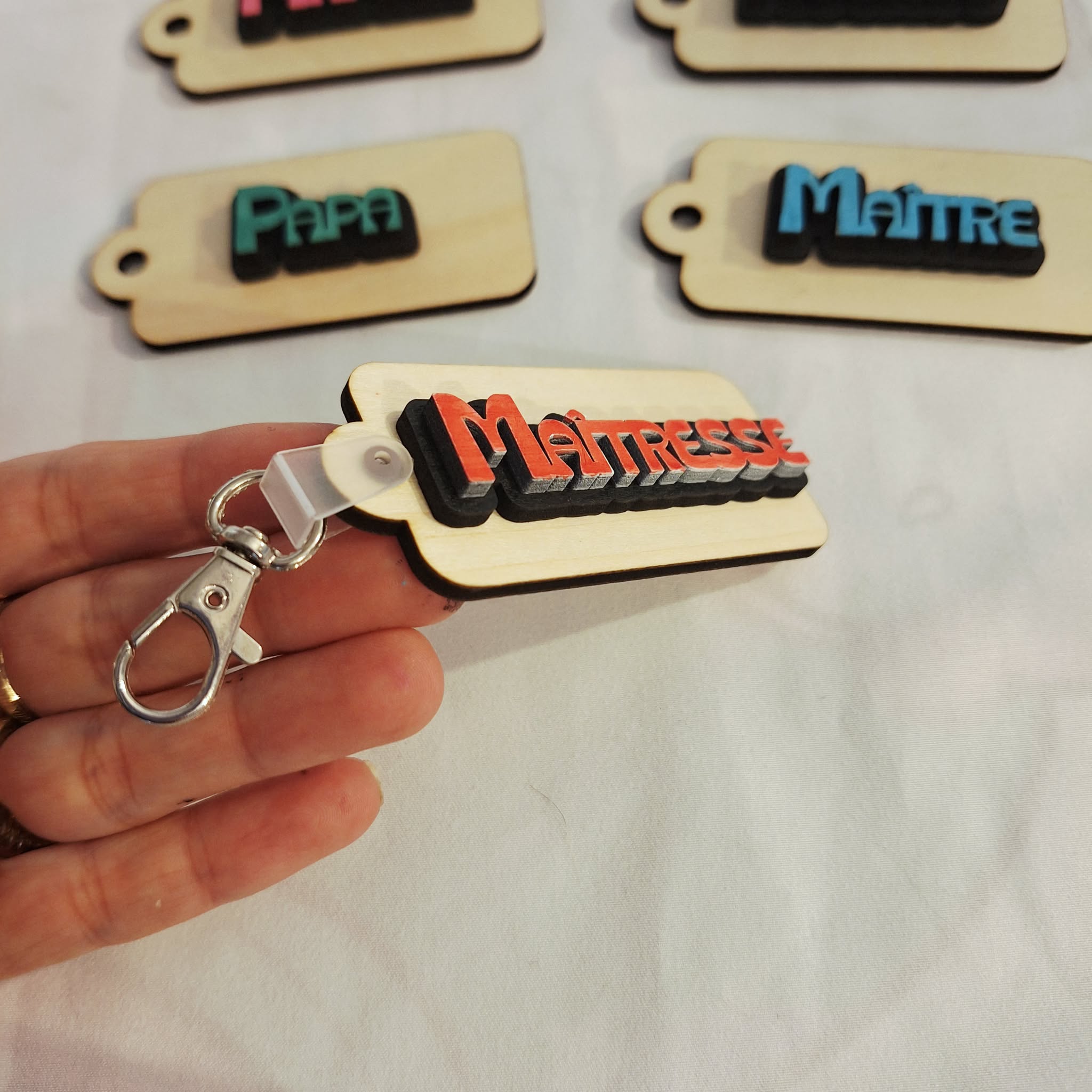 [Laser cut and engrave] Porte-clé