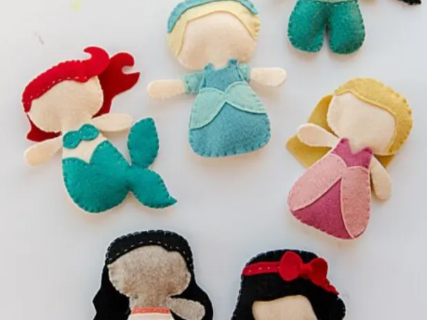 Felt Princess Character - Cinderella