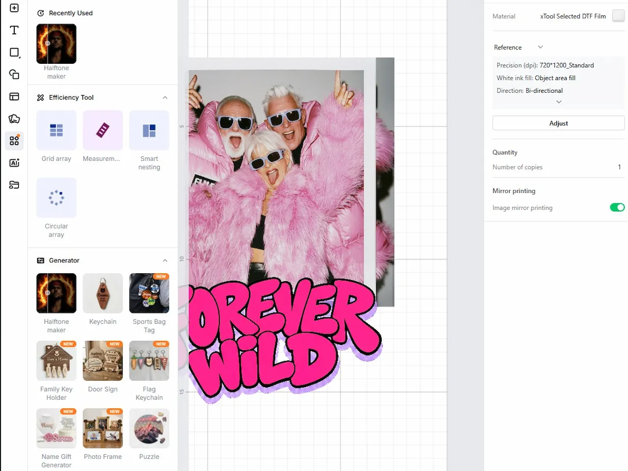 Hoodie Putih Menampilkan Cetak Grafis Forever Wild instruction: step 2 -