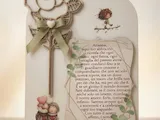[Laser cut and engrave] Targa commemorativa con dedica affettuosa per nipote