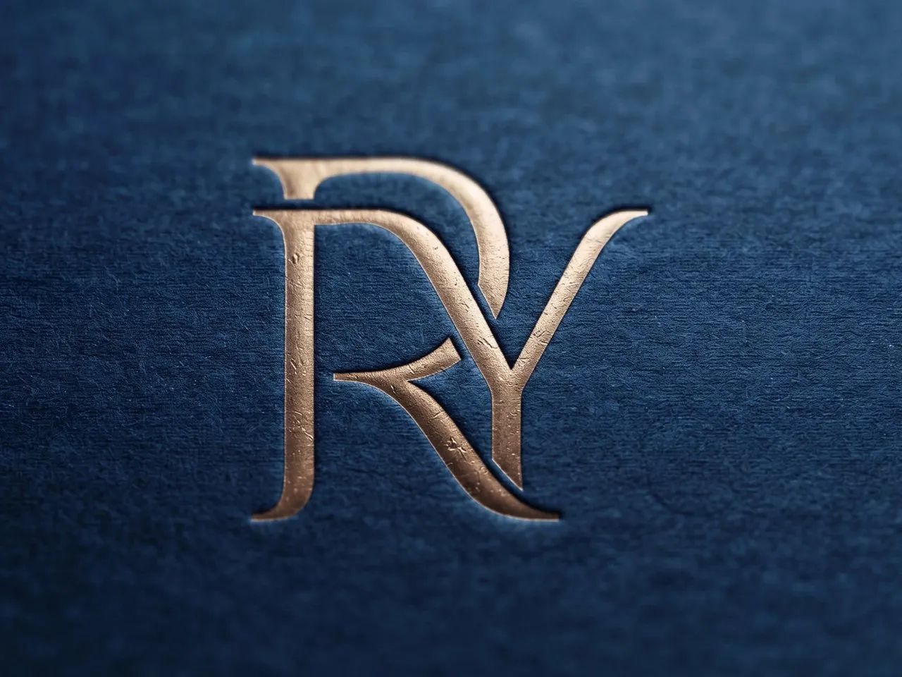 [Laser cut and engrave] RY Elegant Luxury Beauty & Cosmetic Monogram Logo – Refined Initials for Skincare, Makeup, Fashion, Boutique Branding & Premium Packaging