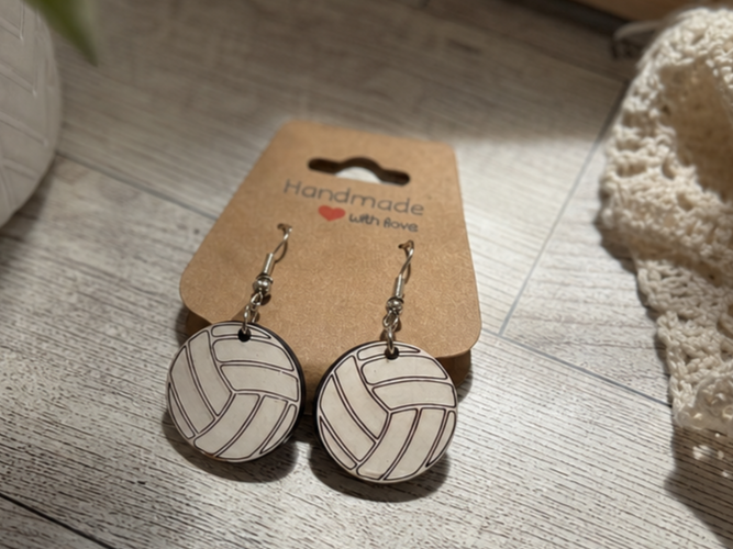 Volleyball Dangle Earrings
