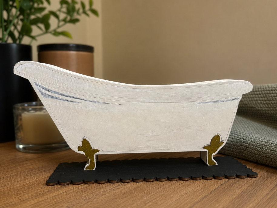 Claw Footed Bath Tub Holder (Inserts sold seperate)