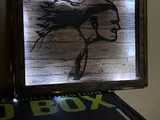 [Laser cut and engrave] Backlit Wall Art Featuring a Silhouette Profile of a Man with Flowing Hair
