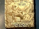 [Laser cut and engrave] Sasquatch Fishing Wall Plaque with Relax Fish Beer That's The Life Quote