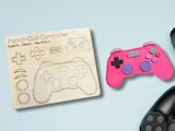 [Laser cut and engrave] Video Game Controller Craft Kit Laser Cut Wood Kids DIY Punch Out Party Favor