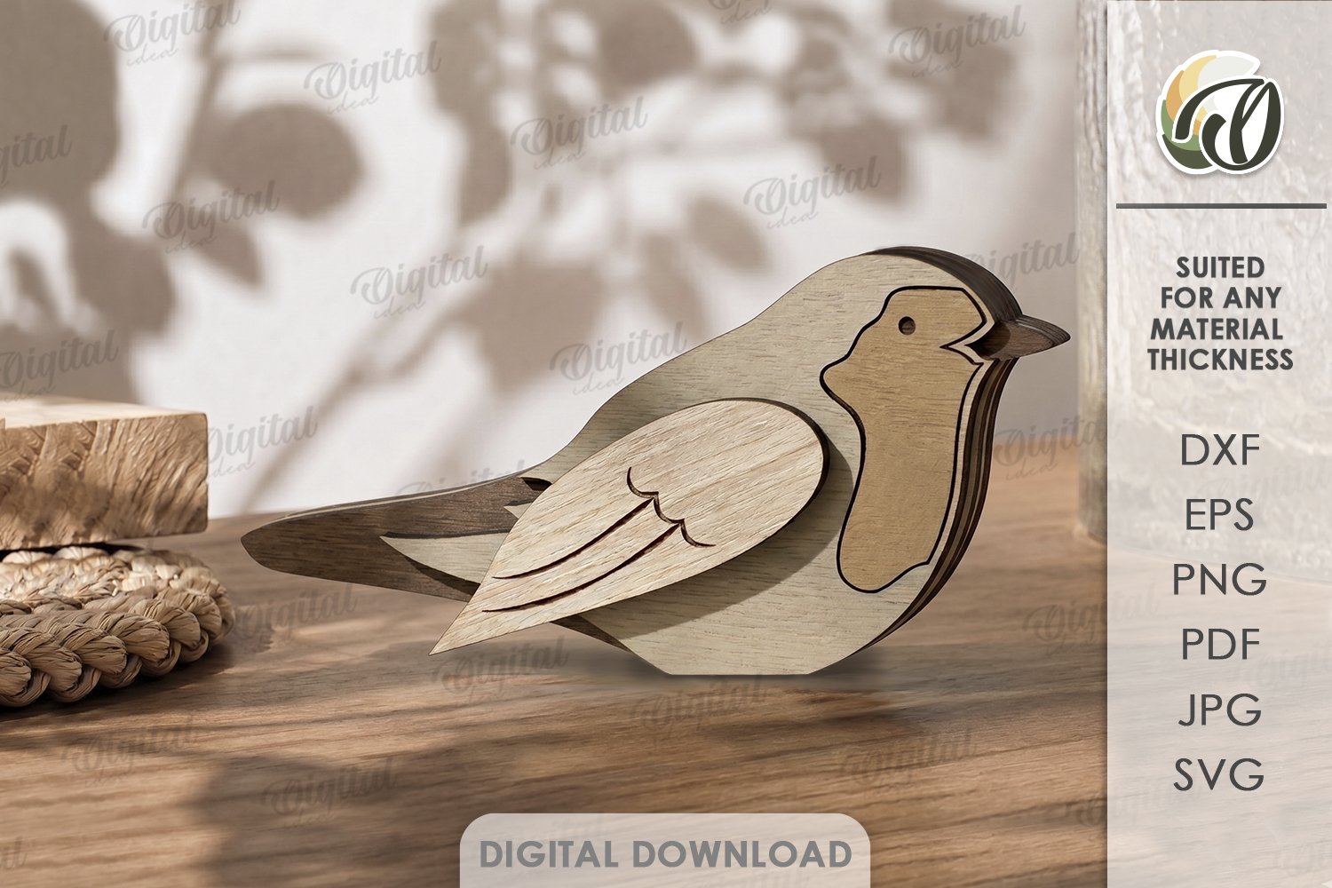 [Laser cut and engrave] 3D Animal Shelf Sitters Bundle. Home Wildlife Decor Lasercut File. Nursery Bookshelf Decoration. Butterfly. Turtle. Whale. Snail. Bird stand