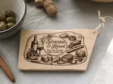 [Laser cut and engrave] Planche à découper et plateau de service en bois pour apéritif