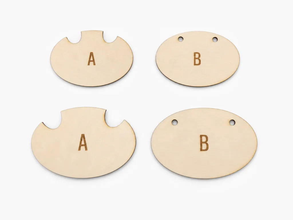 Wood Hanger Hardware — Door Sign & Wall Hanger Mount