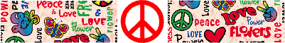 Peace N love - Bracelet cuir.xs
