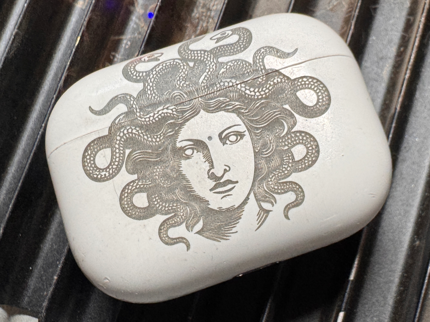 AirPods Pro Case Featuring Medusa Illustration