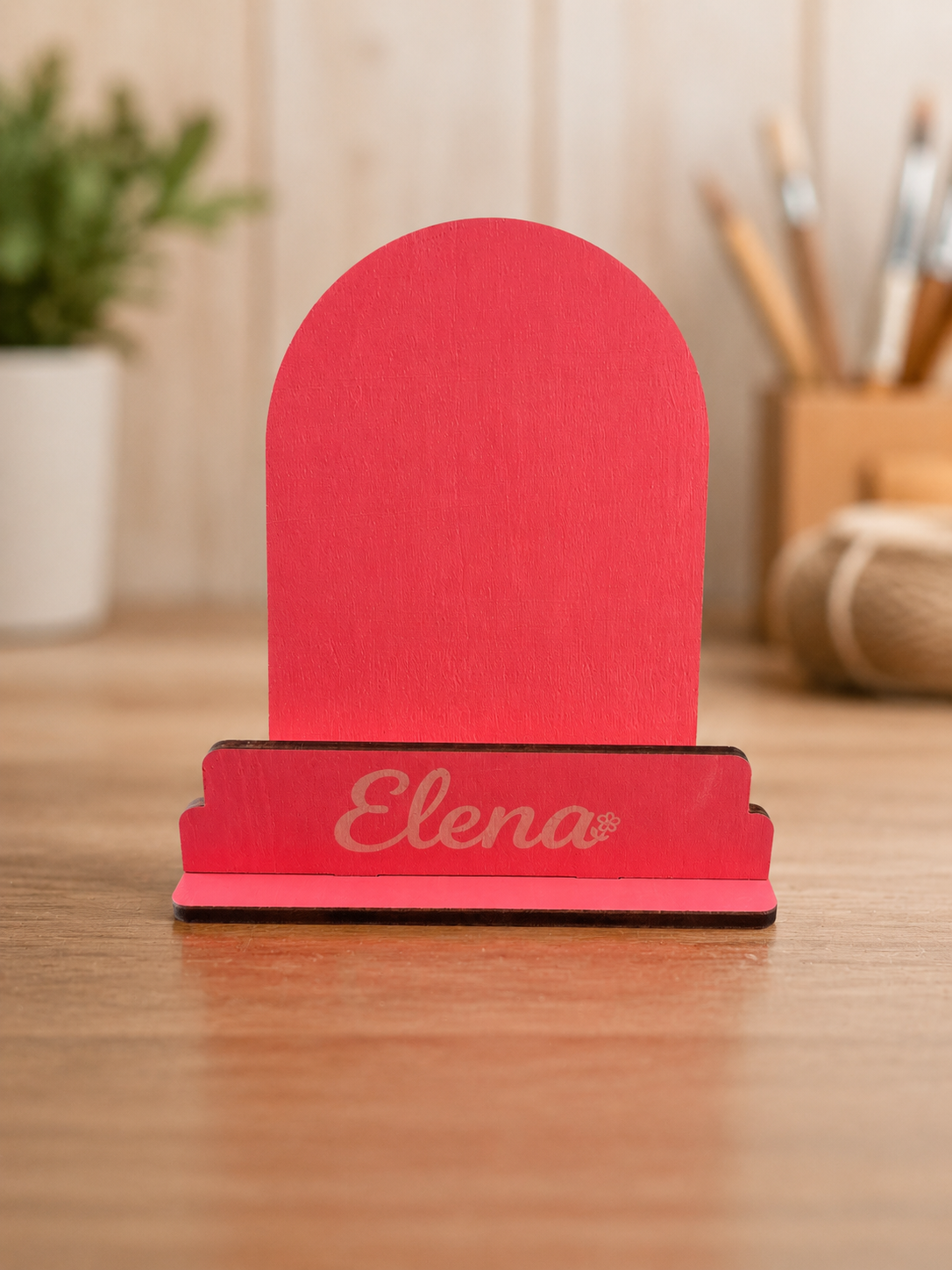 [Laser cut and engrave] Menu de table personnalisé avec support pour repas de fête