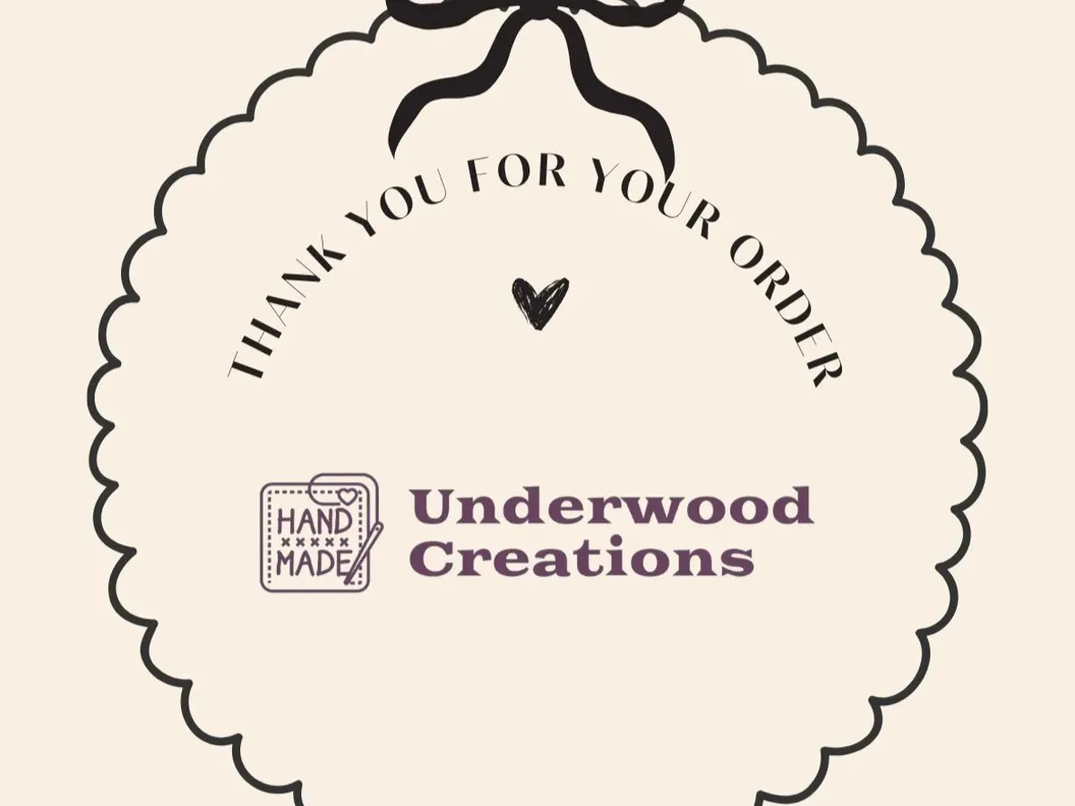 [Laser cut and engrave,Blade cut,Inkjet printing] Thank You For Your Order Small Business Packaging Tag