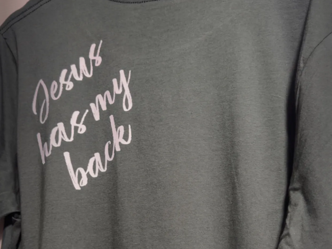 Jesus Has My Back Graphic T-Shirt