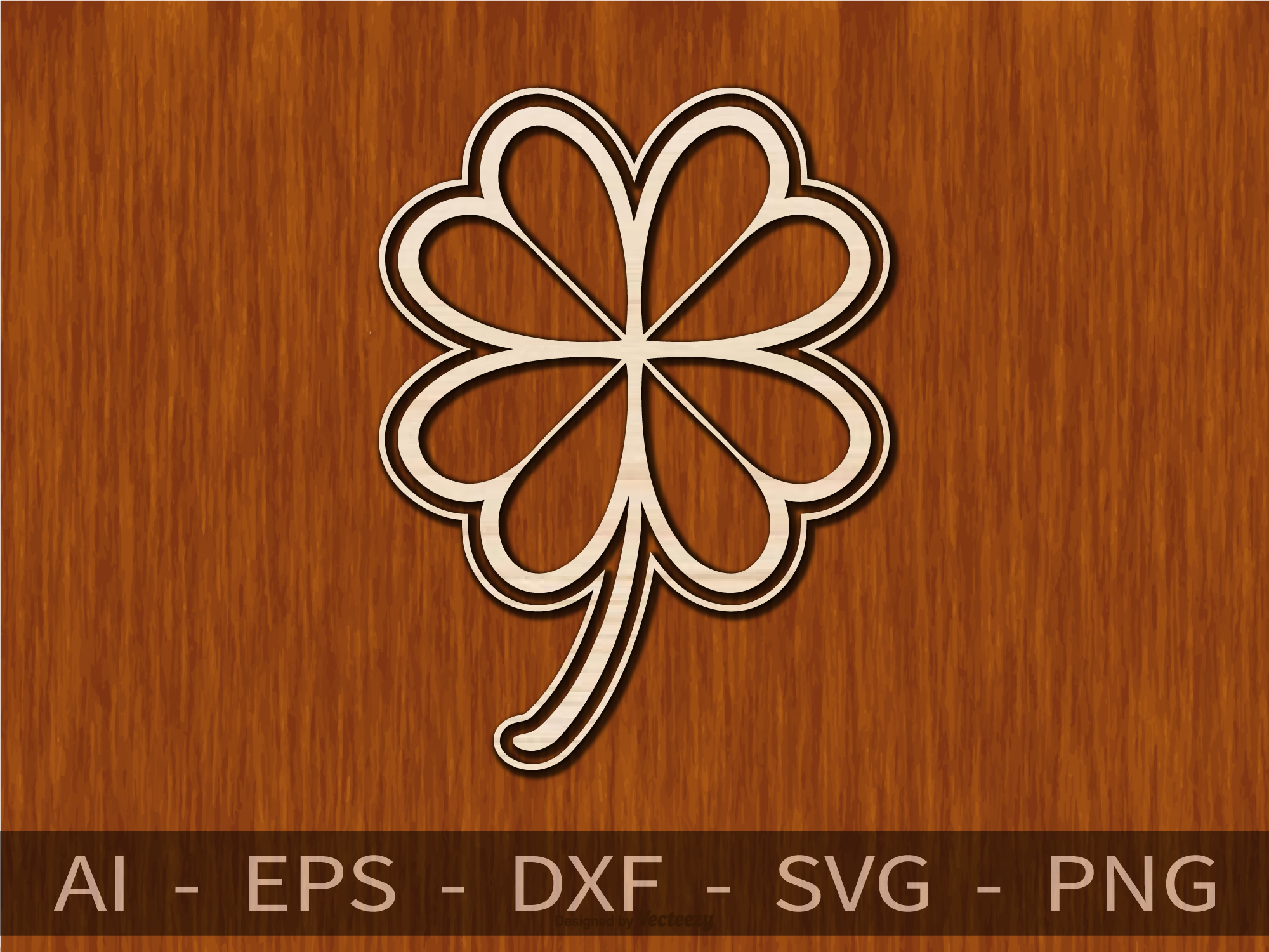 [Laser cut and engrave] Clover - Laser Cutting Design Bundle