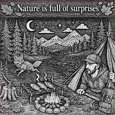 Nature is full of surprises.xs