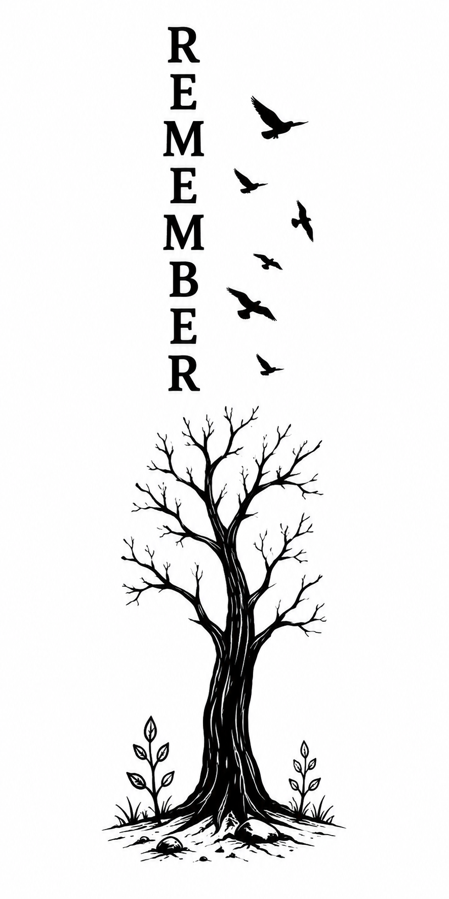 The Last Seed - Giving Nature a Second Life instruction: step 6 - Engrave Driftwood #1 — REMEMBER