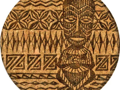 A Tiki Coaster