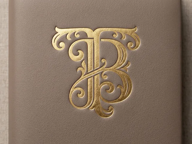 TB Elegant Wedding Monogram – Romantic Interlocked Couple Initials with Graceful Flourishes for Laser Cut Signs, Cake Toppers & Engraving