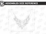 [Laser cut and engrave] Leather Necklace Laser Cut Bundle. Gothic Necklaces with Moth, Bat, and Floral Motifs. Leather Accessories
