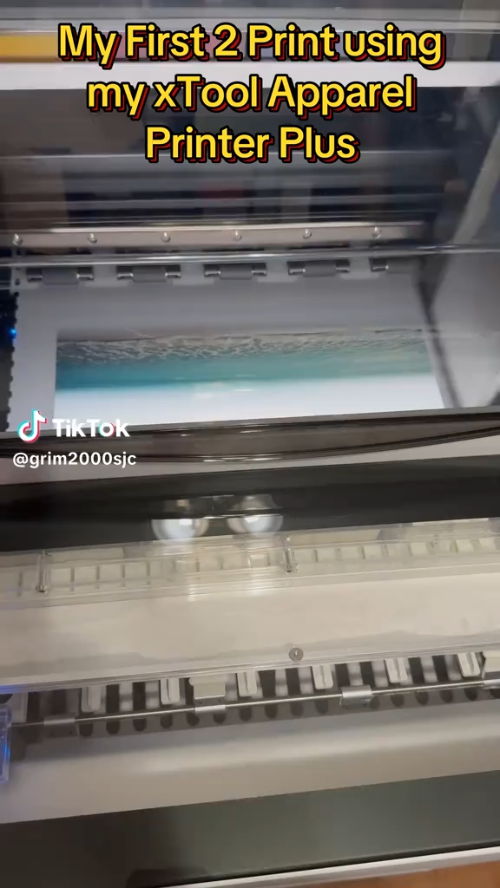[DTF Printing] Ocean wave landscape graphic transfer sheet