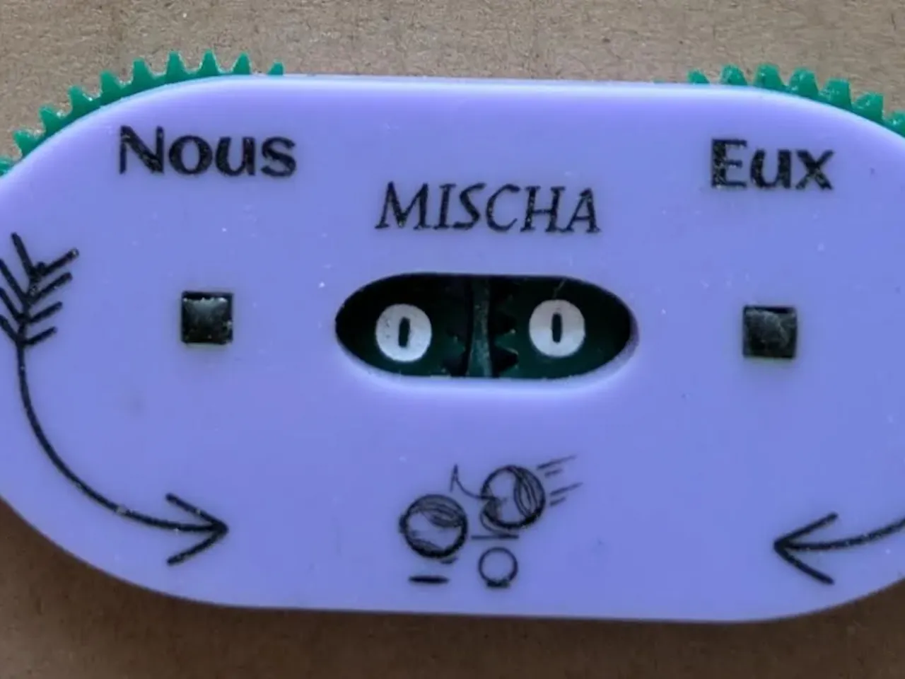 [Laser cut and engrave] Compteur de score manuel pour jeu de tennis
