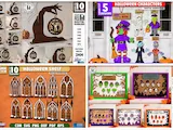 [Laser cut and engrave] Halloween Mega Bundle Laser Cut. Halloween Themed Wooden Signs and Holiday Figurines Collection