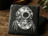 [Laser cut and engrave] The Last Dive - Laser Engraving PNG