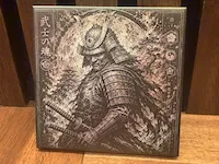 [Laser cut and engrave] Samurai Warrior Painted Tile