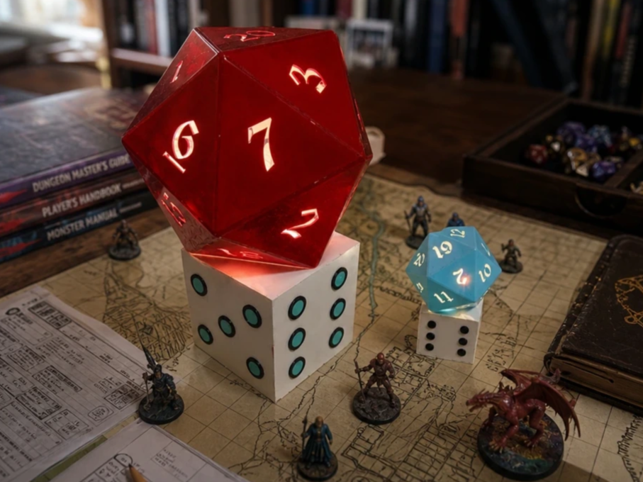 RPG 骰子燈(兩種尺寸)