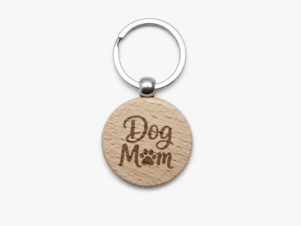 Dog Mom Keychain