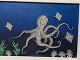 [Laser cut and engrave] Deep Ocean Octopus