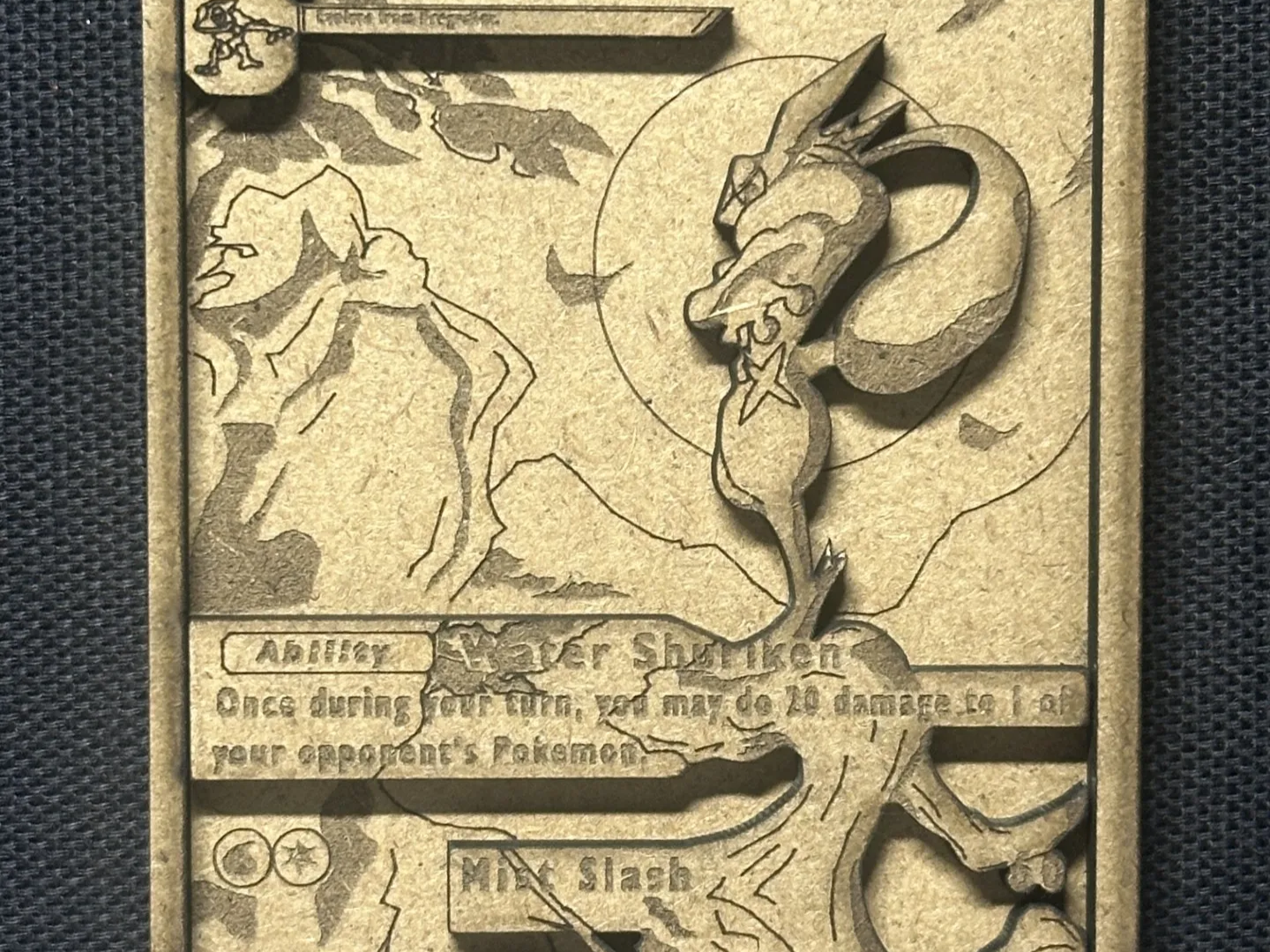 3D Greninja Card