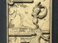 [Laser cut and engrave] Greninja Water Shuriken Trading Card Wall Art