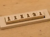 [Laser cut and engrave] Wooden Chess Dice Set with Classic Piece Icons