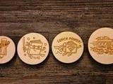 [Laser cut and engrave] Back to school Sticker/Magnets