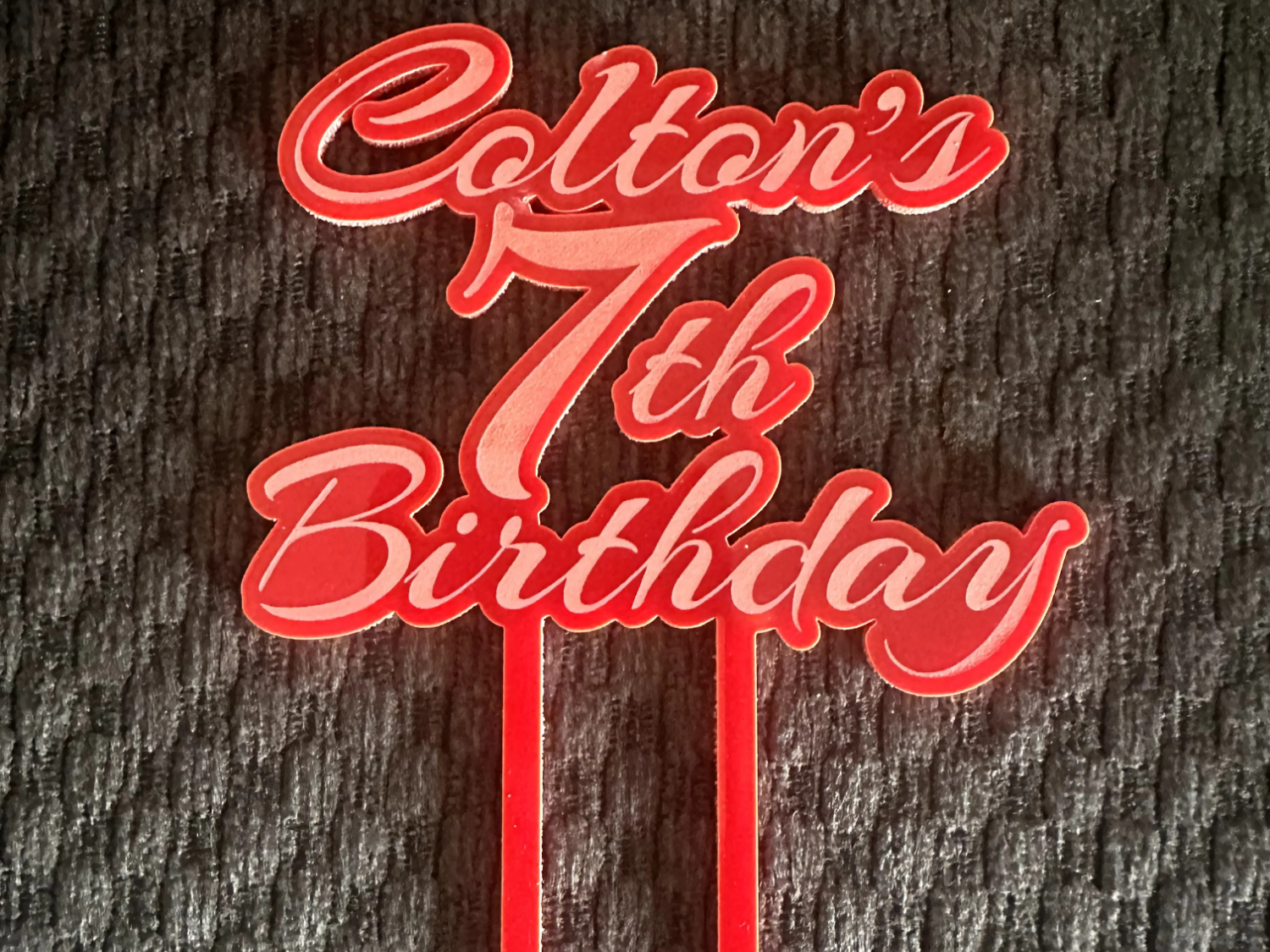 Birthday Cake Topper