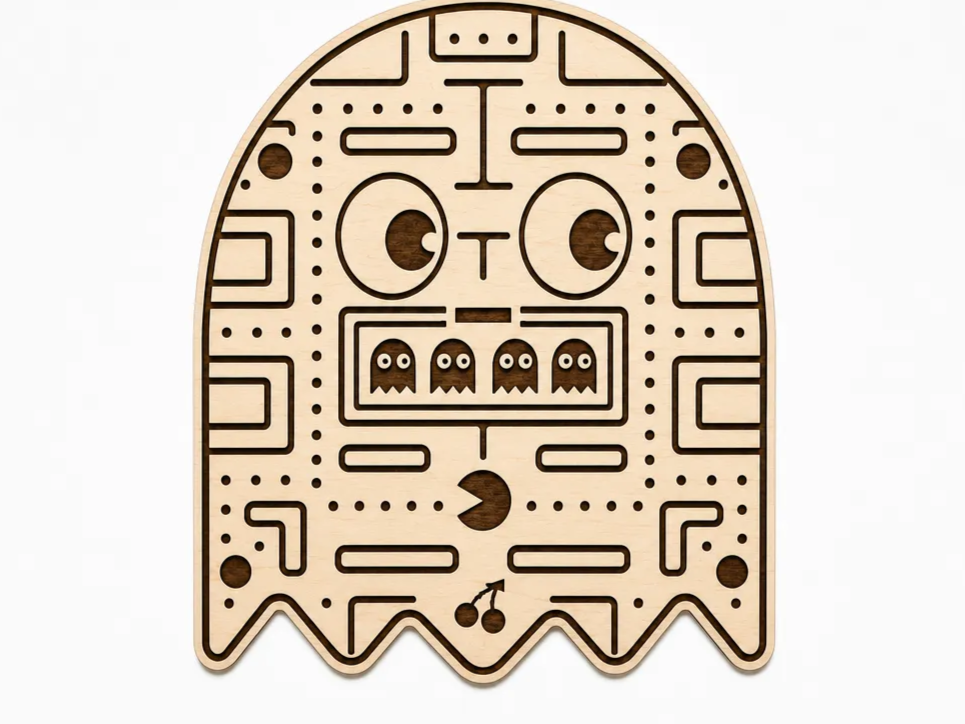 Ghost Arcade Scenic Cut and Engrave