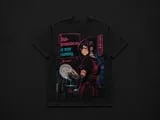 [DTF Printing] Cyberpunk Anime Style Graphic T-Shirt with Dish-termination.exe Design