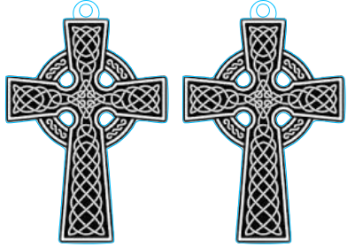 celtic knot long cross.xs