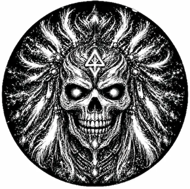 circular skull coaster 4.xs