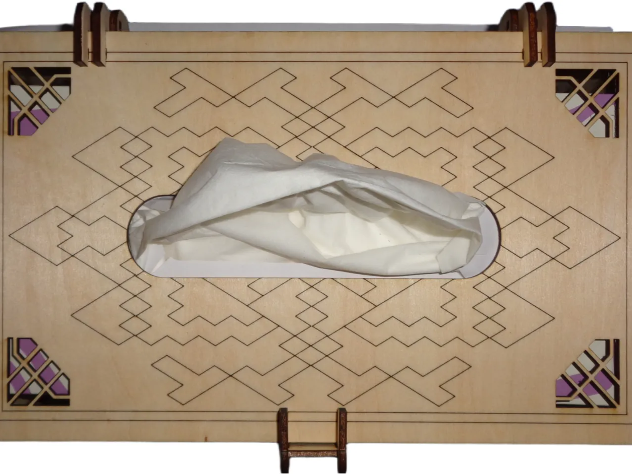Holz Taschentuchbox zum Stecken