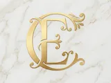 [Laser cut and engrave] EC Romantic Wedding Monogram – Flowing Couple Initials for Laser Cut Décor, Cake Toppers, Invitations & Engraving