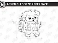[Laser cut and engrave] Animal Character Jigsaw Puzzle for Kids Painting and Crafting Laser Cut Bundle. Kids Laser. Animal Design