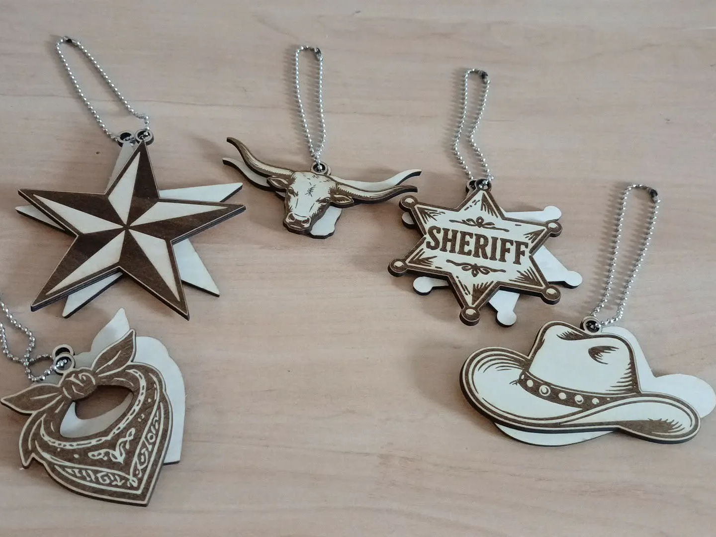 Mobile pendant "thème WESTERN"